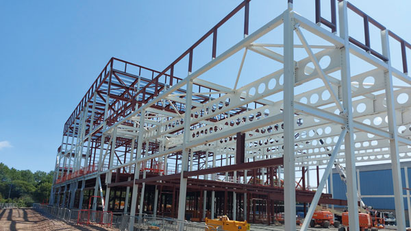 Steel Structure Erection construction work